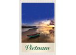 Vianmo Insegna In Legno 18X12 Cm Vietnam Asien Boot