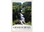 Vianmo Insegna In Legno 18X12 Cm GießBachfall Wasserfall