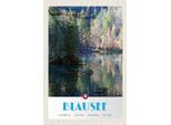 Vianmo Insegna In Legno 18X12 Cm Blausee Schweiz Wald