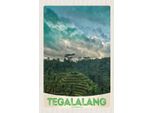 Vianmo Insegna In Legno 18X12 Cm Tegalalang Indonesien Asien Tropen