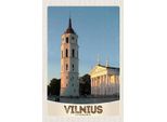 Vianmo Insegna In Legno 18X12 Cm Vilnius Litauen Kirche