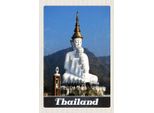 Vianmo Insegna In Legno 18X12 Cm Thailand Wald Tempel Gott