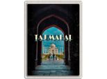 Vianmo Insegna Di Latta 40X30 Cm Indien Taj Mahal Menschen Muslime