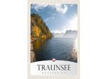 Vianmo Insegna In Legno 18X12 Cm Traunsee ÖSterreich See