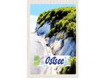 Vianmo Insegna In Legno 18X12 Cm Ostsee Strand WäLder