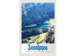 Vianmo Insegna In Legno 18X12 Cm Seealpsee Schweiz WäLder See
