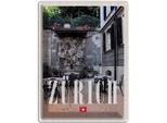 Vianmo Insegna Di Latta 40X30 Cm ZüRich Schweiz Skulptur Architektur