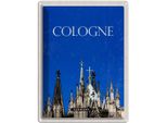 Vianmo Insegna Di Latta 40X30 Cm KöLn Deutschlad KöLner Dom Kirche