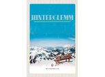 Vianmo Insegna In Legno 18X12 Cm ÖSterreich Schnee Bank Winter