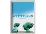 Vianmo Insegna Di Latta 40X30 Cm Westerlandsylt Reisende