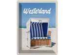 Vianmo Insegna Di Latta 40X30 Cm Westerland Sylt Schleswig-Holstein