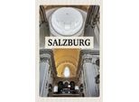 Vianmo Insegna In Legno 18X12 Cm Salzburg ÖSterreich Kirche Von Innen