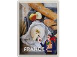 Vianmo Insegna Di Latta 40X30 Cm Frankreich Baguette KäSe Birne Olive