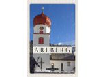 Vianmo Insegna In Legno 18X12 Cm Arlberg ÖSterreich Kirche Skulptur