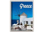 Vianmo Insegna Di Latta 40X30 Cm Greece Griechenland WeißE HäUser