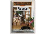 Vianmo Insegna Di Latta 40X30 Cm Greece Griechenland Hund Lebensmittel