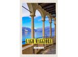 Vianmo Insegna In Legno 18X12 Cm Lago Maggiore Aussicht Auf See