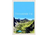 Vianmo Insegna In Legno 18X12 Cm Tannheimer Tal ÖSterreich Berge
