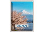 Vianmo Insegna Di Latta 40X30 Cm Japan Asien Schnee Winter Gebirge