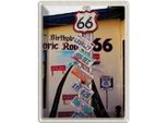 Vianmo Insegna Di Latta 40X30 Cm Usa Amerika Us Highway Route 66