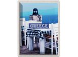 Vianmo Insegna Di Latta 40X30 Cm Greece Griechenland Restaurant Meer