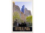 Vianmo Insegna In Legno 18X12 Cm Central Park Usa New York Hochhaus