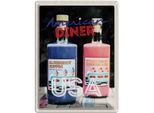 Vianmo Insegna Di Latta 40X30 Cm Amerika Diner Restaurant Blau Muffin