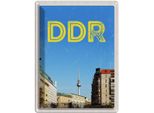 Vianmo Insegna Di Latta 40X30 Cm Berlin Deutschland Fernsehrturm Ddr