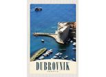 Vianmo Insegna In Legno 18X12 Cm Dubrovnik Kroatien Meer Turm