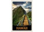 Vianmo Insegna In Legno 18X12 Cm Hawaii Insel Strand Palmen Natur