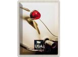 Vianmo Insegna Di Latta 40X30 Cm Amerika Oldtimer Amerika Weiß