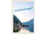 Vianmo Insegna In Legno 18X12 Cm Salzkammergut Aussicht Auf Stadt