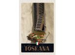 Vianmo Insegna In Legno 18X12 Cm Toskana Italien GebäUde Blumen