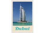 Vianmo Insegna In Legno 18X12 Cm Dubai Afrika Strand Meer Hochhaus