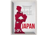 Vianmo Insegna Di Latta 40X30 Cm Japan Asien Tradionelle Kimono Kleid