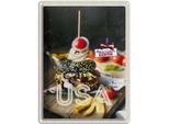 Vianmo Insegna Di Latta 40X30 Cm Amerika Burger Fast Food Gerichte