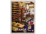 Vianmo Insegna Di Latta 40X30 Cm Frankreich KäSemaschine Produktion