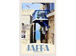 Vianmo Insegna In Legno 18X12 Cm Jaffa Jerusalem Israel Stadt Meer
