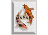 Vianmo Insegna Di Latta 40X30 Cm Japan Koi Fische Asienkunst