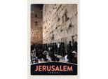 Vianmo Insegna In Legno 18X12 Cm Jerusalem Israel Gebet Beten