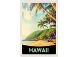 Vianmo Insegna In Legno 18X12 Cm Hawaii Insel Strand Palmen Sonne