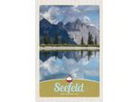 Vianmo Insegna In Legno 18X12 Cm Seefeld ÖSterreich Wald Wandern