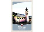 Vianmo Insegna In Legno 18X12 Cm Aschau Im Zillertal ÖSterreich Kirche