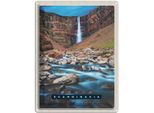 Vianmo Insegna Di Latta 40X30 Cm Skandinawien Fluss Steine Wasserfall