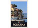 Vianmo Insegna In Legno 18X12 Cm Toskana Italien GebäUde Meer