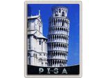Vianmo Insegna Di Latta 40X30 Cm Pisa Italien Schiefer Turm Von Pisa