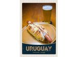Vianmo Insegna In Legno 18X12 Cm Uruguay SüD Amerika Tipical Food