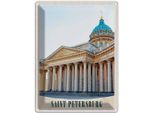 Vianmo Insegna Di Latta 40X30 Cm Saint Petersburg Russland Kirche