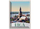 Vianmo Insegna Di Latta 40X30 Cm Riga Lettland Kirche Architektur