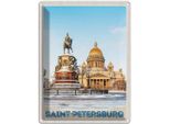 Vianmo Insegna Di Latta 40X30 Cm Saint Petersburg Russland Skulptur